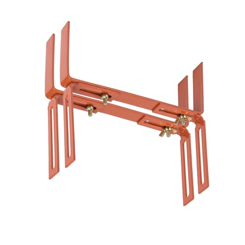 BigDean 2 Stück Blumenkastenhalter terrakotta Standard H-Form Kasten Halter Balkonkastenhalter BigDean 2 Stück Blumenkastenhalter terrakotta Standard H-Form Kasten Halter Balkonkastenhalter von BigDean