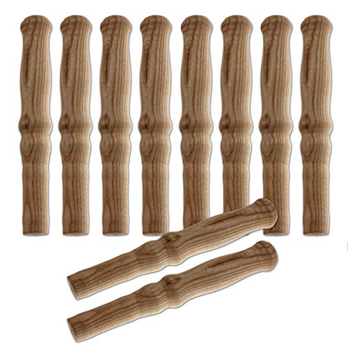 BigDean 10x Schubkarren Universal Holzgriffe Karrengriff Schiebkarre Schubkarrengriffe Griffe von BigDean