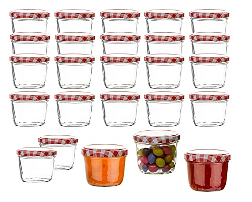 BigDean 24x Marmeladengläser 230ml - Mini Einmachgläser TO 82 - Einweckgläser mit Schraub-Deckel - Einkochgläser klein - Made in Germany BigDean 24x Marmeladengläser 230ml - Mini Einmachgläser TO 82 - Einweckgläser mit Schraub-Deckel - Einkochgläser klein - Made in Germany von BigDean