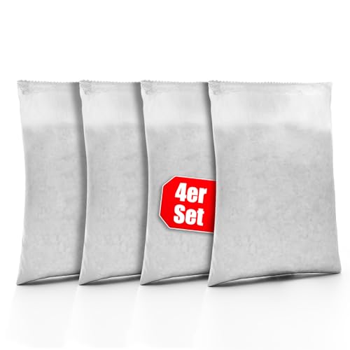 BigDean 4 Stück Nachfüllpack Luftentfeuchter 680g – Raumentfeuchter Nachfüll-Beutel Granulat – für alle Entfeuchter geeignet – universeller Ersatzbeutel ohne Strom von BigDean