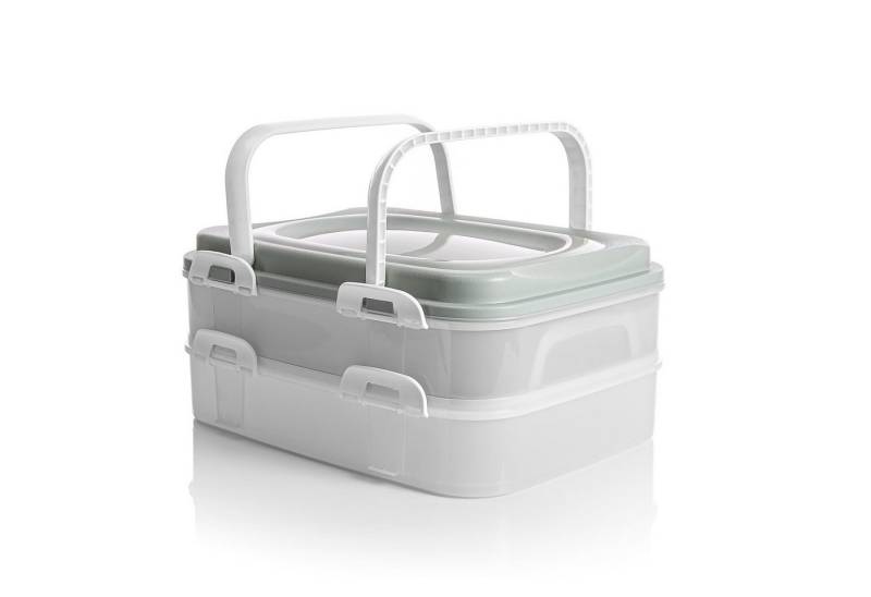 BigDean Aufbewahrungsbox Partycontainer mit 2 Etagen BigDean Aufbewahrungsbox Partycontainer mit 2 Etagen von BigDean