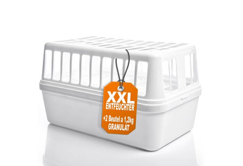 BigDean Baueimer 4 Stück Luftentfeuchter + 8x 1,2kg Granulat Nachfüllpack von BigDean