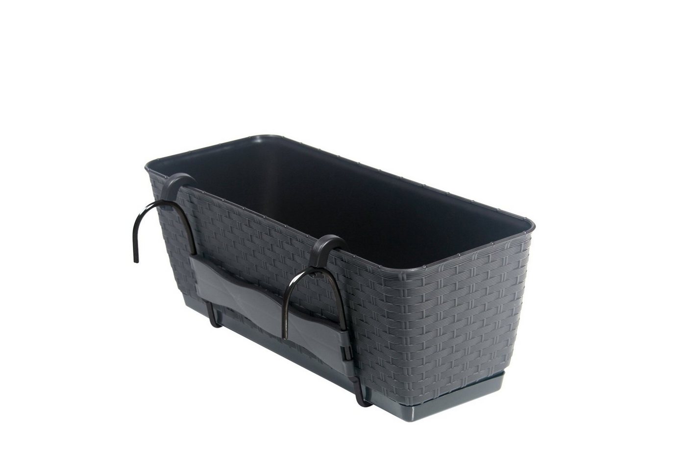 BigDean Blumenkasten Blumentopf Pflanzgefäß Pflanztopf ca. 49x16x17cm Bewässerungssystem von BigDean