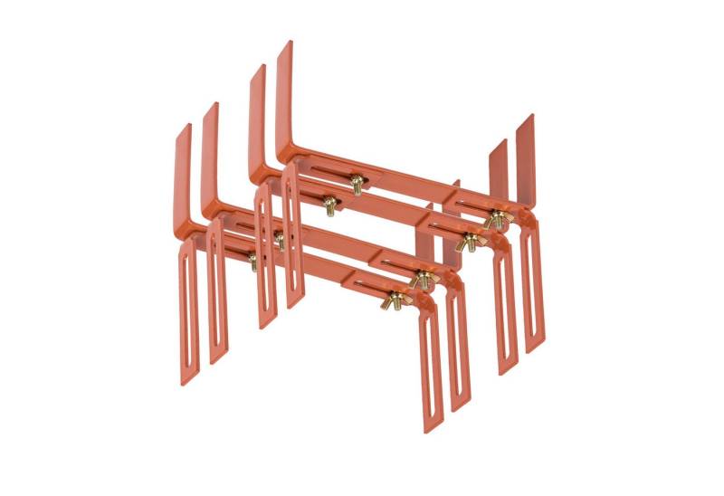 BigDean Blumenkastenhalter Standard H-Form Kasten Halter Balkonkastenhalter, 2-St. von BigDean