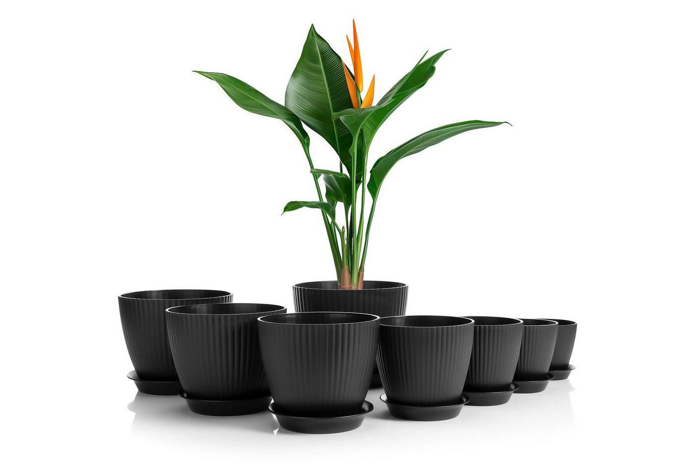 BigDean Blumentopf 8er Set Blumentopf in 8 verschiedenen Größ von BigDean