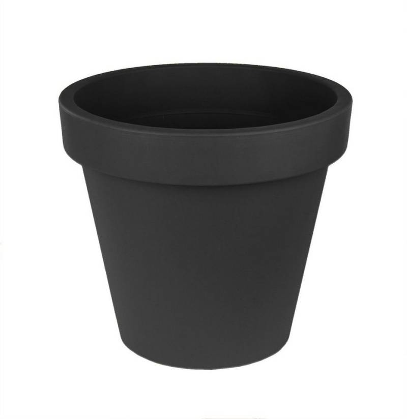BigDean Blumentopf Ø 50 cm Anthrazit Pflanztopf Containertopf übertopf Pflanzkübel rund (1 St) von BigDean