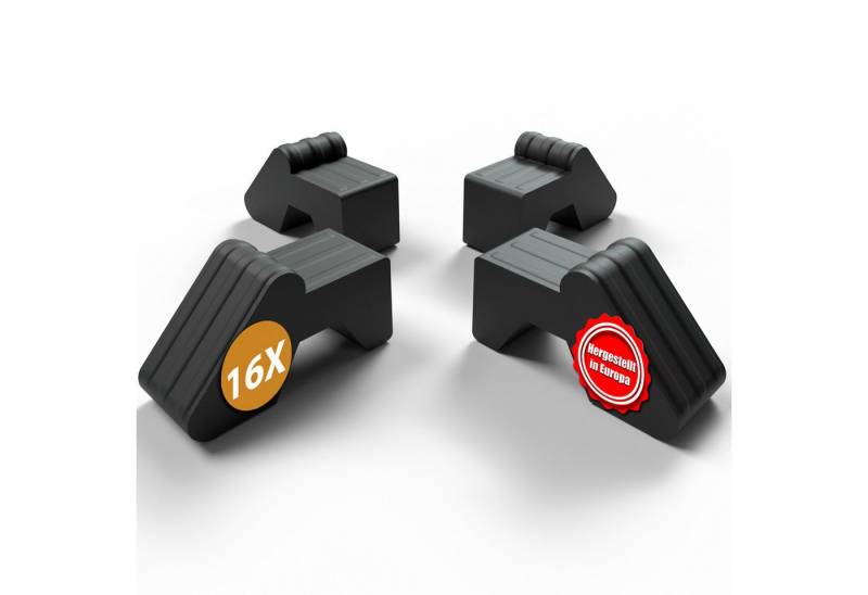 BigDean Blumentopfuntersetzer BigDean Füßchen 16x Spezial Anthrazit Blumentöpfe, 16-tlg. von BigDean