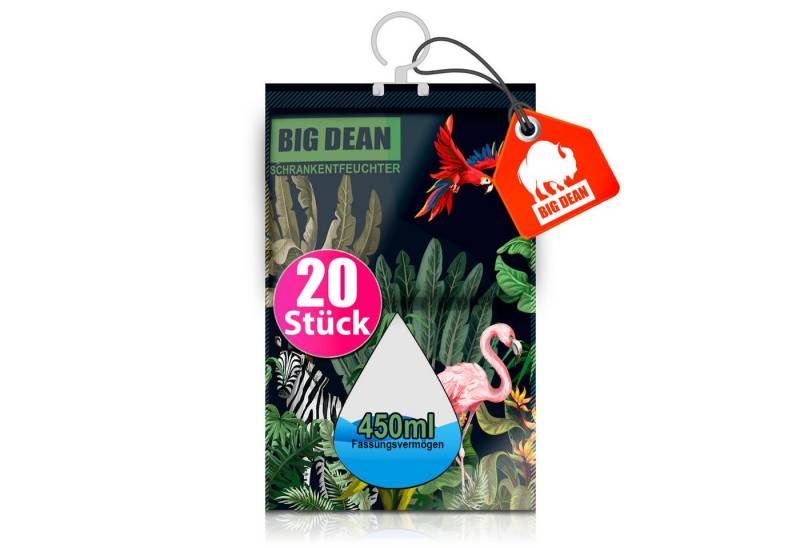BigDean Duftbeutel 20er Pack XL Luftentfeuchter Kleiderschrank ohne Strom, 20-tlg. von BigDean