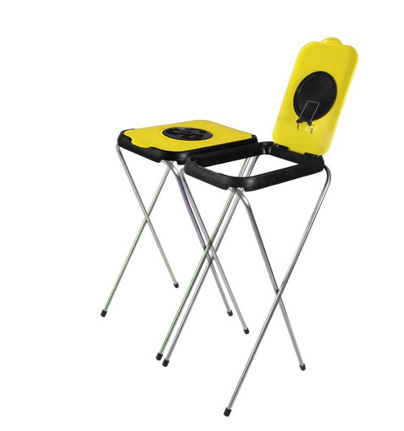 BigDean Müllsackständer 2x Gelb Einwurf-öffnung Mülleimer Müllbeutelständer BigDean Müllsackständer 2x Gelb Einwurf-öffnung Mülleimer Müllbeutelständer von BigDean