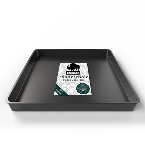 BigDean Pflanzschale groß 60x60x7cm ideal für anzüchten, Pflanzen & mehr von BigDean