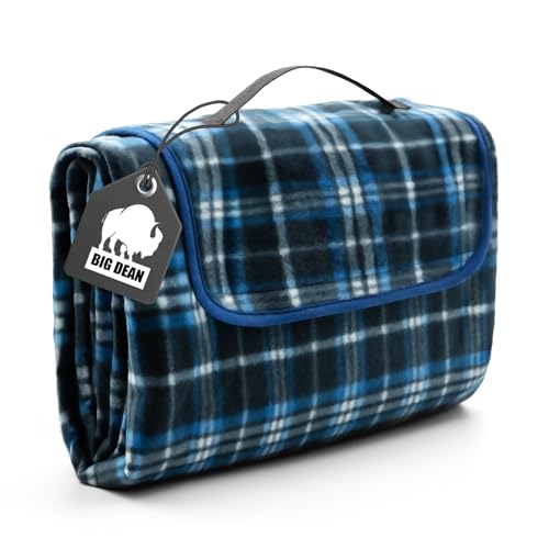 BigDean Picknickdecke 200x200 cm wasserabweisend Karo Design Dunkel – Picknickdecke XXL ideal für Strand, Garten oder Park BigDean Picknickdecke 200x200 cm wasserabweisend Karo Design Dunkel – Picknickdecke XXL ideal für Strand, Garten oder Park von BigDean