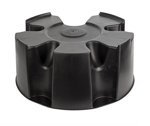 BigDean Sockel für Regentonne - Durchmesser 45cm - schwarz - Unterbau Podest Regenfass Fuss Standfuss - passend für Regentonnen mit 210L, 270L, 300L, 310L & 360L von BigDean