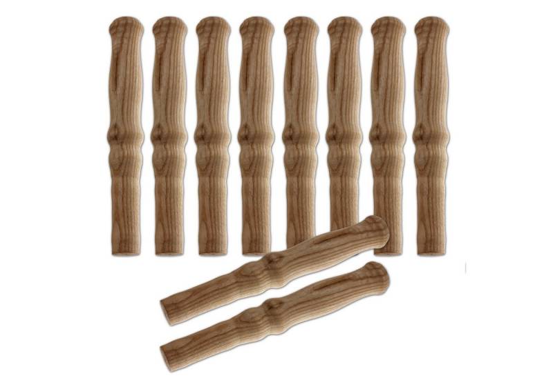 BigDean Stangengriff 10x Universal Holzgriffe Karrengriff Schiebkarre Schubkarrengriffe (10-St) von BigDean