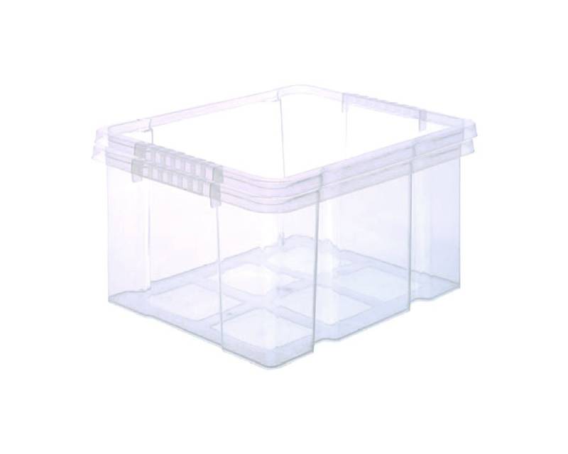 BigDean Stapelbox Kunststoffbox Eurobox stapelbar 44x35x24cm passt in Kastenregale (Set, 2 St., Euroboxen), Nestbar, Stapelbar, Passt in Kastenregal von BigDean