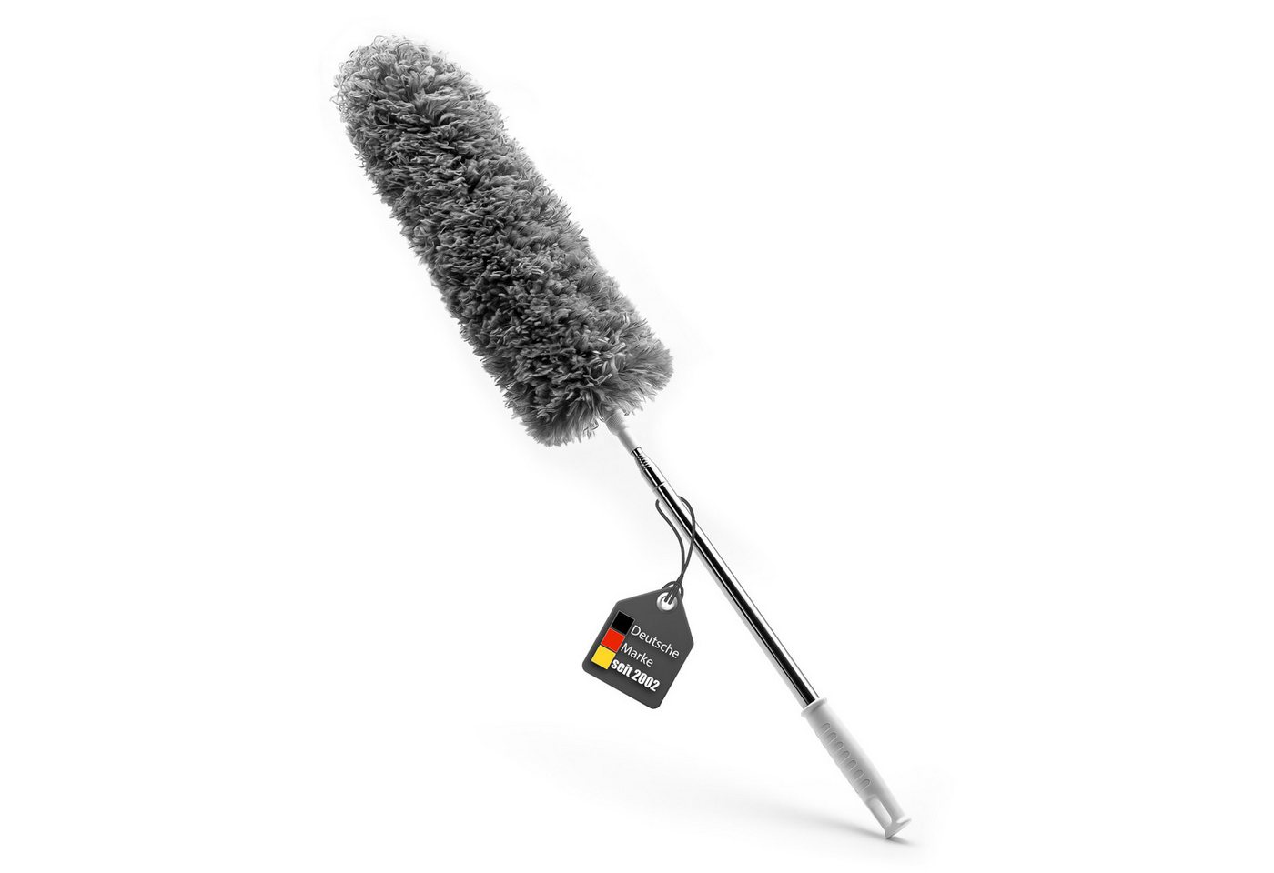 BigDean Staubwedel Teleskop ausziehbar waschbar & effizient gegen Staub & Spinnweben (1-St) von BigDean