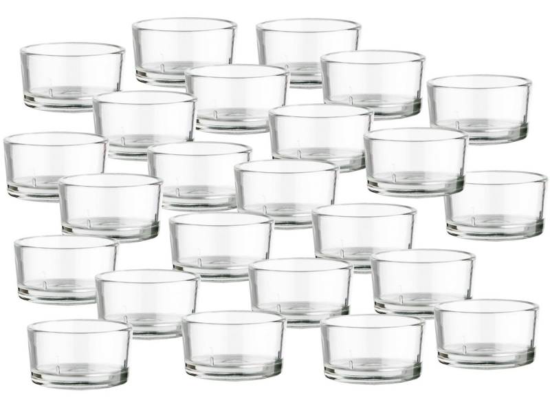BigDean Teelichthalter 24er Set Teelichtgläser - Premium Qualität Made in Germany (24 St) von BigDean