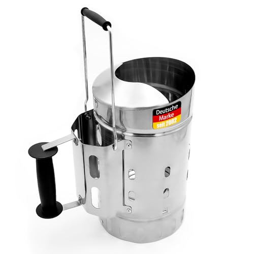 BigDean XXL Anzündkamin in extra robuster Edelstahl Qualität von BigDean