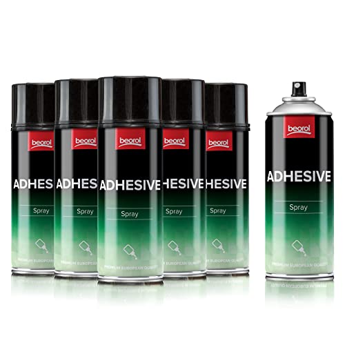 BigDean by Beorol 6 Dosen Sprühkleber Industriekleber – je 400 ml Sprühdose transparent extra stark – Kraftsprühkleber Kontaktkleber Haftkleber Spray Bastelkleber BigDean by Beorol 6 Dosen Sprühkleber Industriekleber – je 400 ml Sprühdose transparent extra stark – Kraftsprühkleber Kontaktkleber Haftkleber Spray Bastelkleber von BigDean