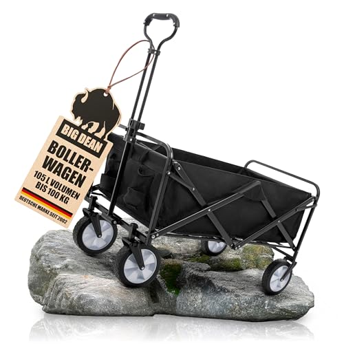 Bollerwagen faltbar 100kg belastbar 105L robuster Bollerwagen von BigDean von BigDean