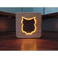 Eule Deko Holz Led Nachtlicht/Tischlicht, Deko, Nachlicht, Usb-C Eule Deko Holz Led Nachtlicht/Tischlicht, Deko, Nachlicht, Usb-C von BigHeadWood