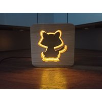 Fuchs Deko Holz Led Nachtlicht/Tischlicht - Nachlicht Geschenk Fuchs Deko Holz Led Nachtlicht/Tischlicht - Nachlicht Geschenk von BigHeadWood