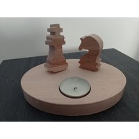Schach Figur Teelichhalter - König + Springer Teelicht Teelichthalter Teelichtdekoration Deko Aus Holz Schach Figur Teelichhalter - König + Springer Teelicht Teelichthalter Teelichtdekoration Deko Aus Holz von BigHeadWood