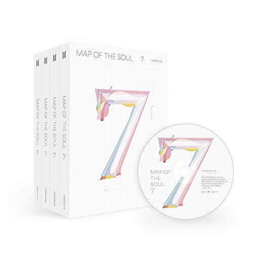Bighit BTS Bangtan Boys – Map of The Soul: 7 Albums + Faltposter + Extra Fotokarten Set. Random Ver. von BigHit