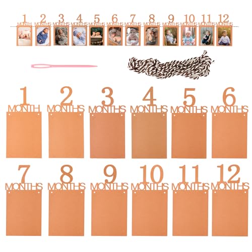 BigKego Foto Banner 1. Geburtstag für 1 bis 12 Monate Baby Fotogirlande Geburtstag Girlande Foto Baby Geburtstagsdeko Hängende Foto Wanddekoration für Mädchen Jungen Party Deko Feiern BigKego Foto Banner 1. Geburtstag für 1 bis 12 Monate Baby Fotogirlande Geburtstag Girlande Foto Baby Geburtstagsdeko Hängende Foto Wanddekoration für Mädchen Jungen Party Deko Feiern von BigKego