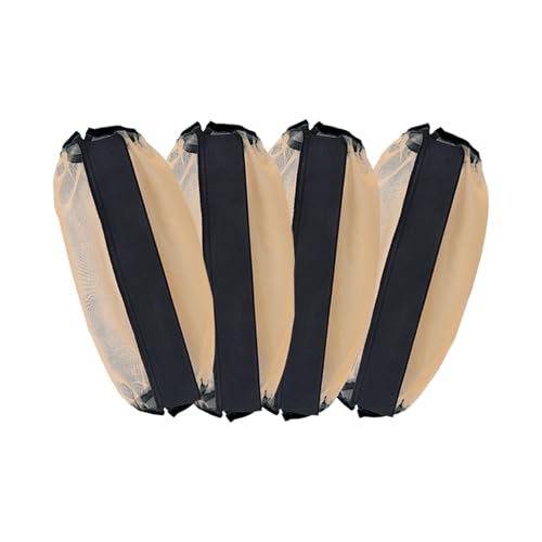 Anti Mücken Feinmaschige Fliegengamaschen, 4 Stück Atmungsaktiv Gamaschen Pferd, Klettverschluss Pferde Zubehör, für zur Linderung von Gelenkreizungen, Hufschäden, Muskelermüdung bei Pferden von BigKing