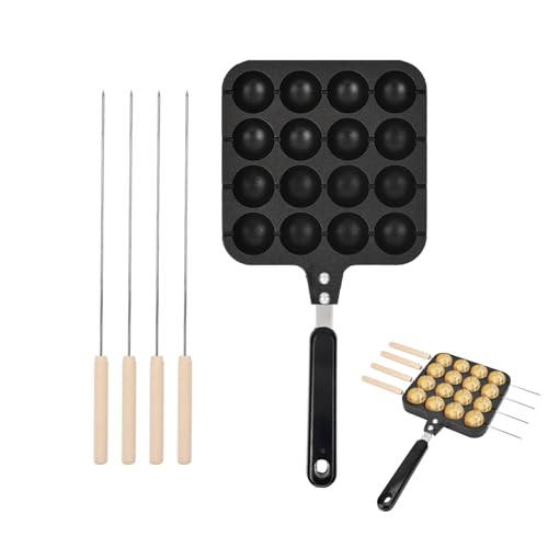 Antihaft-Takoyaki-Grillpfannenplatte Backform für runde Pfannkuchen von BigKing