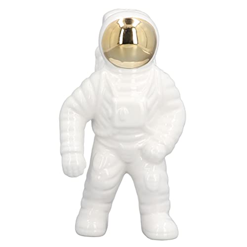 BigKing Astronaut Figur Statue, Keramik Space Man Moderne Space Man Vase Skulptur Heimtextilien von BigKing