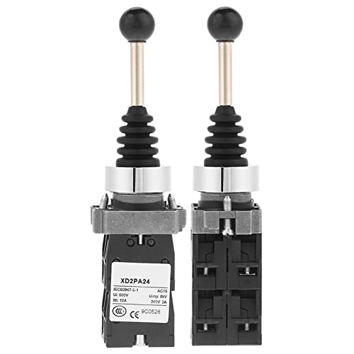 Joystick-Schalter 4 Positio, 1-teiliger 600-V-Joystick-Controller Federrückstellschalter 4 Position Joy Stick Control Ersatz Schwarz Joystick-Schalter 4 Positio, 1-teiliger 600-V-Joystick-Controller Federrückstellschalter 4 Position Joy Stick Control Ersatz Schwarz von BigKing