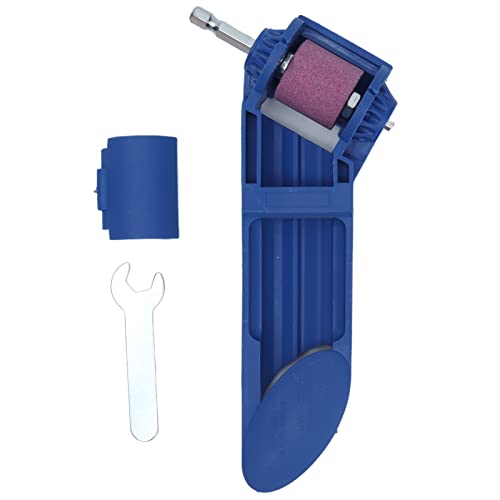 Bohrerschärfen, tragbarer Bohrerschärfer Handbohrmaschinen Schärfmaschine Schleifrad Bits Werkzeug 2,0-12,5 mm(Blau) von BigKing