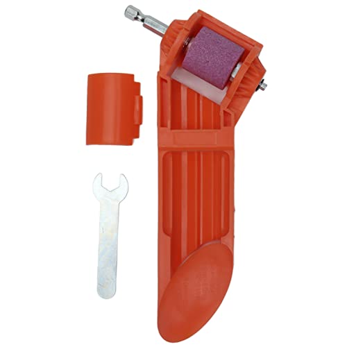 Bohrerschärfen, tragbarer Bohrerschärfer Handbohrmaschinen Schärfmaschine Schleifrad Bits Werkzeug 2,0-12,5 mm(Orange) von BigKing