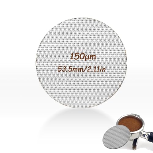 Filtersieb, Puck-Sieb Kaffee Kaffeefilterplatte Ersatz-Rückspülfiltersieb für Kaffeemaschinengriff 1,7 mm Dicke(53.5mm) von BigKing