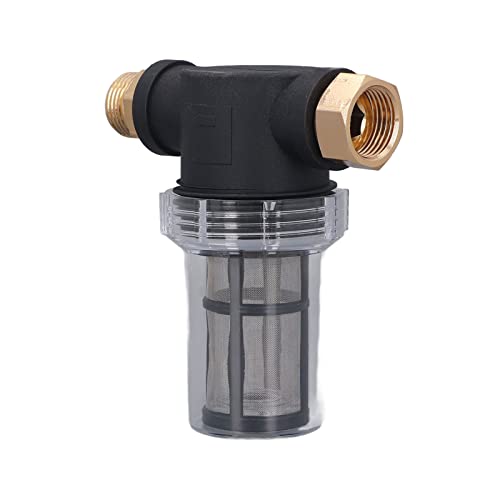 Gartenschlauchfilter, Vorfilter für Garten Pumpen und Hauswasserwerke 3/4" Pipeline Filter Down-Sediment-Wasserfilter Wasserpumpenfilter Schlauch-Inline-Filter für Gartenbewässerung Gartenteich Pool von BigKing