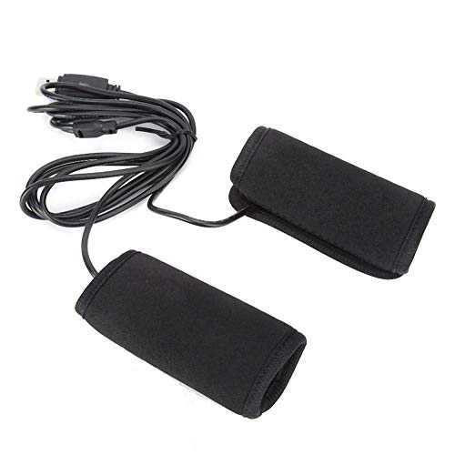 Motorrad USB beheizte Griffe, Motorrad USB beheizte Griffe 5V Antirutsch mit Schaltkabel für 30-40mm Griffdurchmesser von BigKing