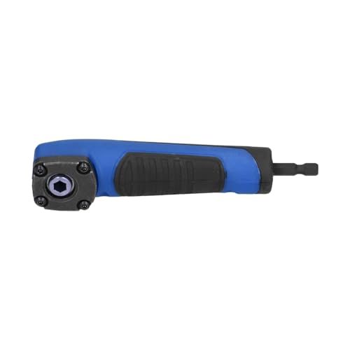 Rechtwinkliger Adapter, Rechtwinkliger Shockwave Adapter, Multifunktionaler 90 Grad Schlagschrauber Bohradapter (Blau) von BigKing