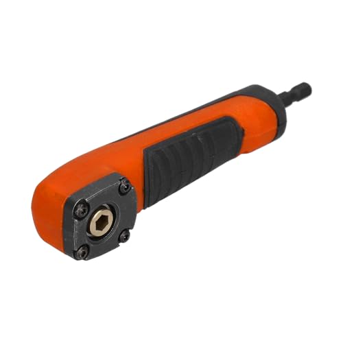 Rechtwinkliger Adapter, Rechtwinkliger Shockwave Adapter, Multifunktionaler 90 Grad Schlagschrauber Bohradapter (Orange Farbe) von BigKing
