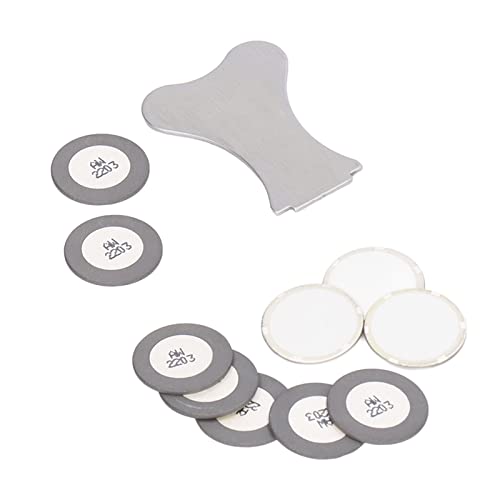 Ultraschall-Nebelhersteller, 10-teiliges Keramikscheiben-20-mm-Zerstäuber-Zubehör-Set für Luftbefeuchter von BigKing