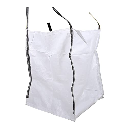 BIG BAG 70 x 70 x 70 cm 1000KG Bruchlast Einweg Sack Entsorgungssack Schüttgutbehälter Transportsack Gartenabfall Bauschutt Sand von BigLe