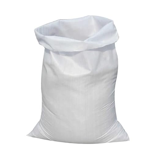 PP Gewebesäcke Laubsack Getreidesack Sandsack Pflanzsack Säcke Gewebesack Sandsäcke für Hochwasser - 17 Größen (90 x 140 cm - 5 Stück) von BigLe