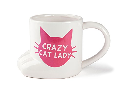 BigMouth Inc. Original Crazy Cat Lady Tasse, Keramikbecher, Kaffeetasse, lustiges Geschenk, 473 ml von BigMouth