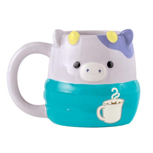 Bubba die Kuh Squishmallows Desktop-Tasse - Mehr als nur Kakao von BigMouth