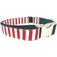 Weihnachtsschnalle Martingale Hundehalsband, Rot + Grün, Elfen Inspiriert, Mädchen, Junge, Windhund, Whippet, Individuell, Personalisieren von BigPupPetFashion