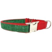 Weihnachten Rot + Grün Schnalle Martingale Hundehalsband, Welpenhalsband, Mädchen, Junge, Personalisiert, Graviert, Individuell, Windhund, Whippet von BigPupPetFashion