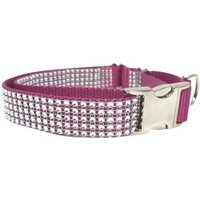 strass, Schnalle, Martingale, Hundehalsband, Himbeere, Bling, Sparkle, Bedazzled, Mädchen Hund, Hochzeitshalsband, Personalisiert, Graviert von BigPupPetFashion