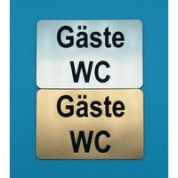 Toilettenschild Türschild Hinweisschild Wc Toilette Klo 2 Farben Selbstklebend Toilettenschild Türschild Hinweisschild Wc Toilette Klo 2 Farben Selbstklebend von BigTrend24