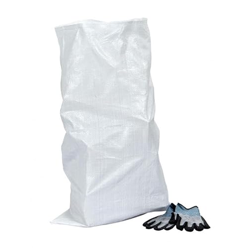 50 Stück PP Gewebesäcke 45x75cm | 35L Bauschuttsäcke | Flachsack | Getreidesäcke | Säcke für äpfel | Polypropylen-Sack für Sand, Ziegel, Glas,Plastik 50 Stück PP Gewebesäcke 45x75cm | 35L Bauschuttsäcke | Flachsack | Getreidesäcke | Säcke für äpfel | Polypropylen-Sack für Sand, Ziegel, Glas,Plastik von Bigbagland