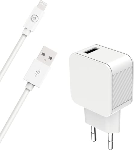 Big Ben BBCCS2.4A12W USBA+CableA/MFI1.2MRecwhite von Bigben Connected